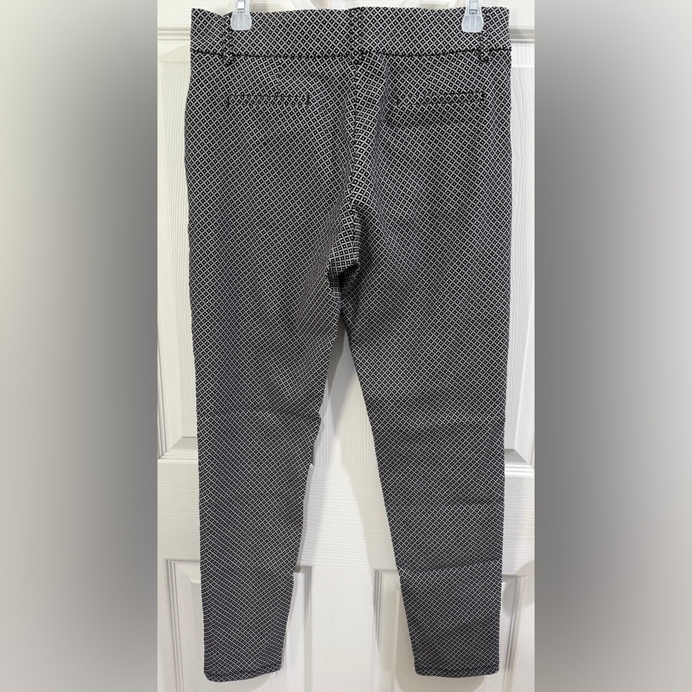 Shinestar Black and White Patterned Cropped Pants work office corpcore - Picture 4 of 4